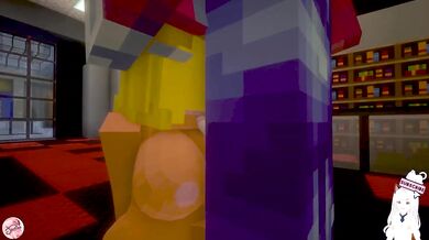 Minecraft Cuckold Husband Gets Ass Fucked By Big Dick While Wives Watch