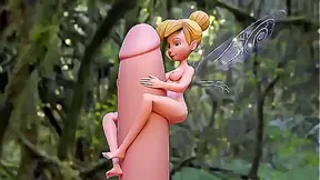 Tinker Bells Secret Thick Cock Revealed in Forbidden Pixie Fantasy