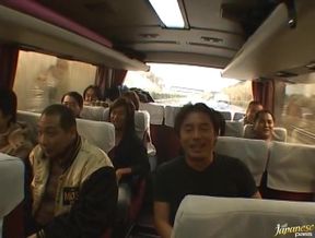 Mature Asian Beauty Dominates Wild Gangbang Session