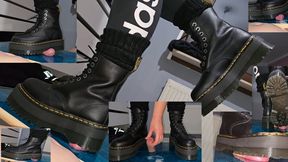 Marys Plateau Doc Martens 1460 Pascal Max Jadon Bovver boots - Extreme Hard Trample with Big Cumplosion - Part 2