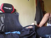 Ass twerking big booty male slut
