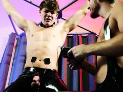 E Stim Abs Twitch in Pleasure Pain