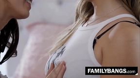FamilyBangs.com ⭐ Flushed Sweet Sisters Pussy Orgasm, Maya Woulfe, Lexy Grey