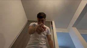 (POV Shrunken): You slowly shrink while the giant humiliate you
