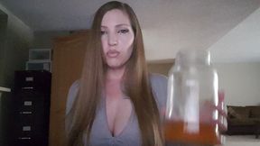 Be a good boy and DRINK MY FLUID!