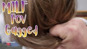 POV Ponytail MILF Bound and OTM Gagged