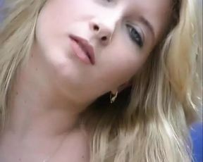 Pornstar for a day Alice the blonde teen masturbates her pussy for your pleasure