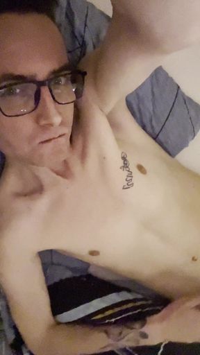 Memorable moment from "I make my cock cum and eat my cum, my tight anus is to be licked and fingered"