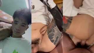 Japanese sleepover turns into wild homemade anal with toys