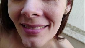 Beautiful mature woman sucking cock with desire and showing that older women are much naughtier