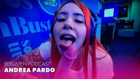 Andrea Pardo Cums Five Times in Juan Bustos’ Sex Machine Podcast