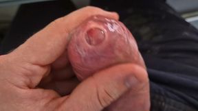Tight Foreskin Stroking Until I Leak Everywhere