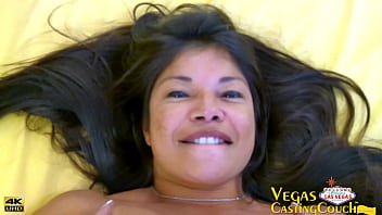 Latina MILF- Huge Boobs - Ass Plugged - Sucks Cock - Rides Cowgirl POV - Bound Orgasm - Las Vegas Casting
