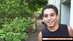 SayUncleNetwork.com - Latino's first time doggystyle bareback with a