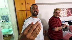 bastiores do porno, em uma cena de dupla penetracao - tony tigrao - victoria dias - capoeira