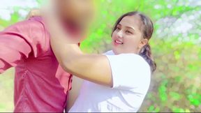 Desi Village Girl Friend Outdoor Sex in Jungle with Boyfriend Fucking Sex Video Hindi Audio Sex Vlog