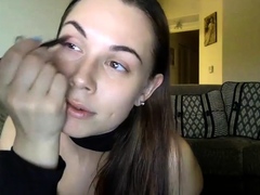 Brunette Solo Webcam Masturbation