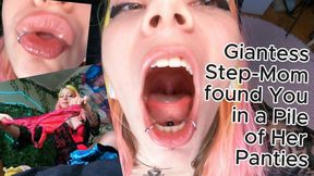 Giantess Step-Mom Swallows Tiny Step-Son POV