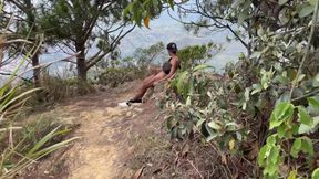 Fucking in the middle of the mountain with boy athletes