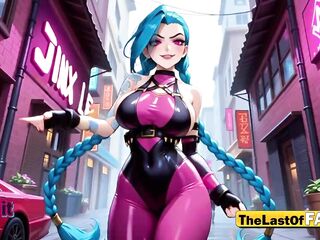 Avid Jinx Rides Goku Raw, Takes It Unfathomable in the Butt & Swallows His Load – Uncensored AI Anime