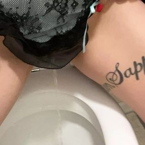 Pissing in public toilets