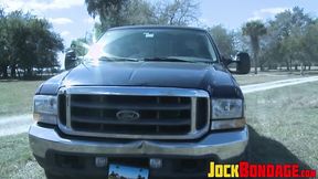 ”Muscled bound Tober Brandt shares his painful tormenting experience outdoors”