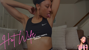 Hot Wife Wants Her Stinky Armpits Worship
