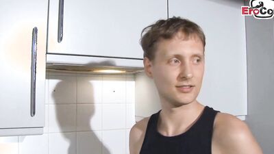 Student guy meet german mature housewife and fuck