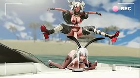 Rythm Heaven fever by Minus8, remake by Birdway hentai animation