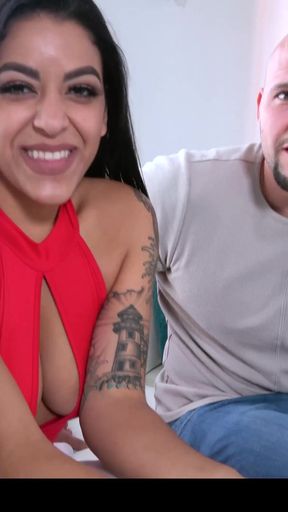 TouchMyWife - Latina Housewife Takes MASSIVE Cock - Mia Martinez   Clip 1