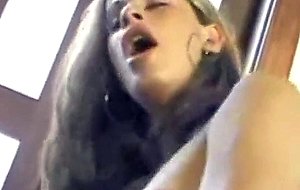 Shemale with small tits fucks guy
