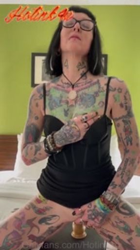 Hot AF mature rides dildo - NICE ORGASM