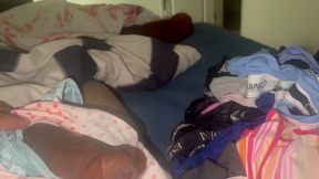 Lazy in Bed Wearing Panties.