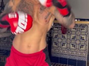 🥵🥵SUPER AMAZING CUMSHOT! WHILE I BOX🔥🔥wanna join me?