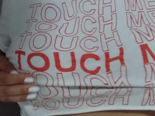 Nasty lalin girl beauty plays with her titties CrazyHappyCouple