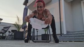 PAD WETTING PEE SHOW – LINGERIE & LEATHER BOOTS