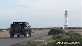 Anita Bellini and Eveline Dellai Have Interracial Threeway