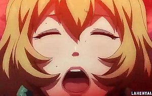 Hentai blondie fucked in gangbang