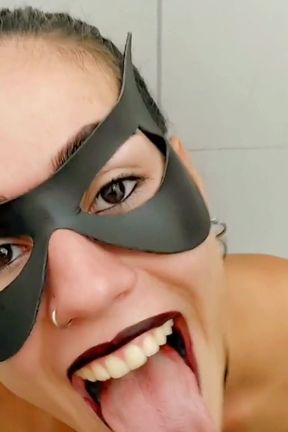 Drinking Pee in Shower for My Stepdaddy!!!