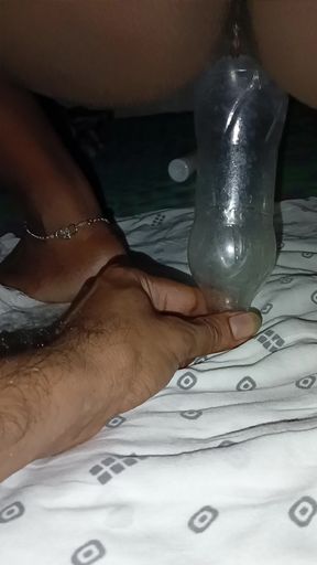 Desi Indian Bhabhi is fond of the bottle