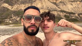 Public Fucking Younger Twink Bareback Caught Hardcore Public Beach Sex