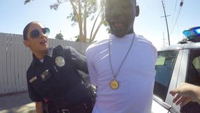 Sheena Ryder is a dirty cop that gets fucked by three BBC