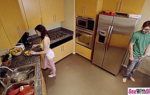 Stepbro caught jerking off on stepsis Jessica Rex before he banged her