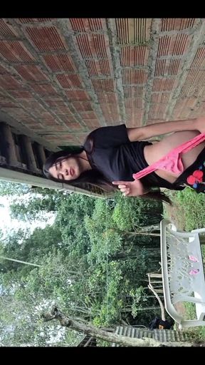 Yulieth Gomez Touches Herself in the Park and Shows Her Pussy and Takes off All Her Clothes