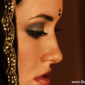 Beautiful and Sensual Brunette Babe From Bollywood Dances