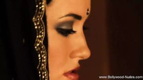 Beautiful and Sensual Brunette Babe From Bollywood Dances