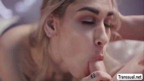 Busty Shemale Enjoys Fucking The Pink Pussy Of Her Partner With Gracie Jane