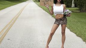 ”Titty latina babe gives a nice offer”