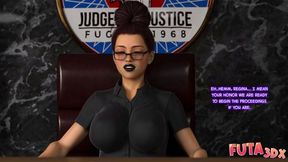 Futa Big Dicked Officer Fucks Blondes & Brunette