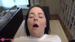 Creampie in the Morning! Fucked Ao on the Kitchen Table!